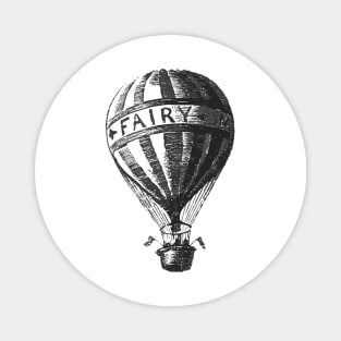 Hot Air Balloon Vintage Magnet